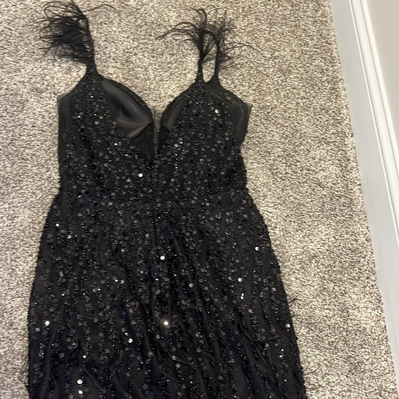 Short black homecoming dress